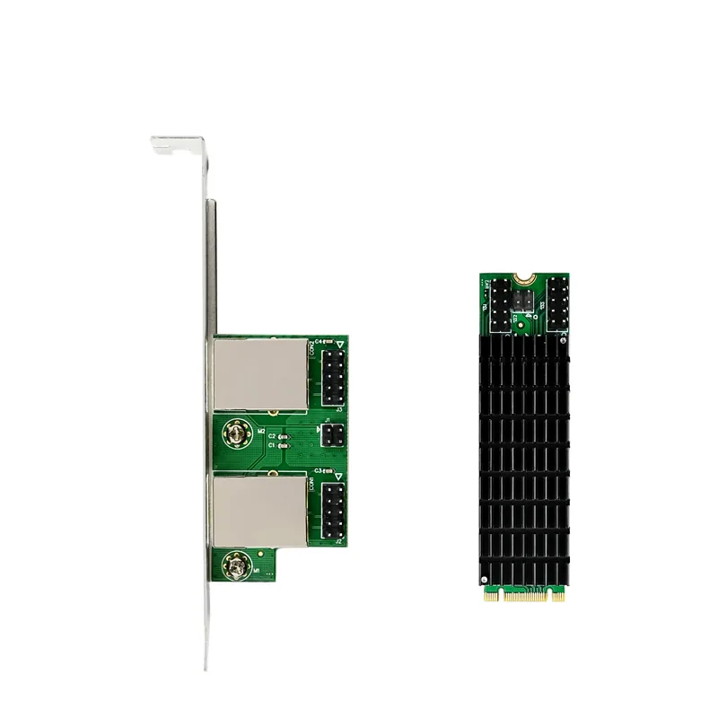 IRD-M2E-7371, placa de rede 2,5gbe rj45, 2 portas — foto 3 de 7