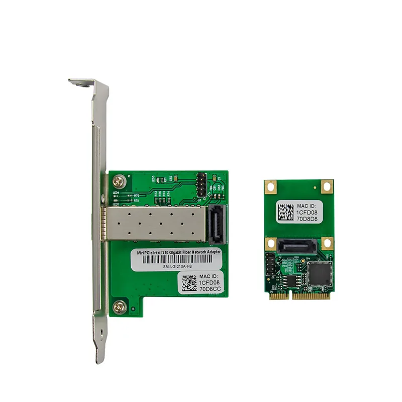 IRD-MPCIE-7241, placa de rede 1gbe sfp, 1 porta — foto 2 de 6