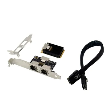IRD-MPCIE-7242, placa de rede 1gbe rj45, 2 portas