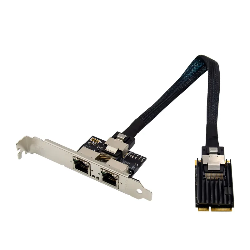 IRD-MPCIE-7242, placa de rede 1gbe rj45, 2 portas — foto 2 de 5