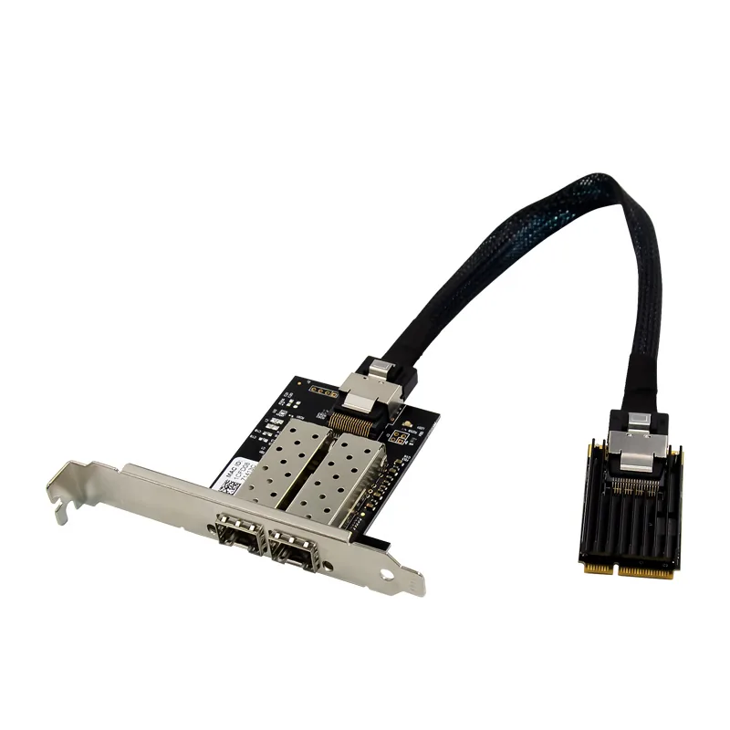 IRD-MPCIE-7243, placa de rede 1gbe sfp, 2 portas — foto 4 de 5
