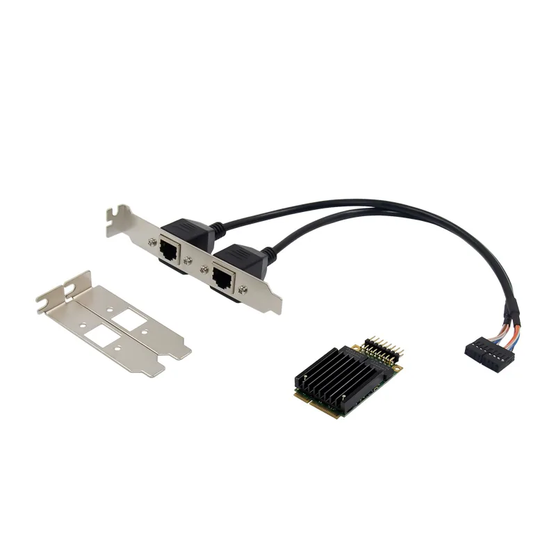 IRD-MPCIE-7247, placa de rede 1gbe rj45, 2 portas