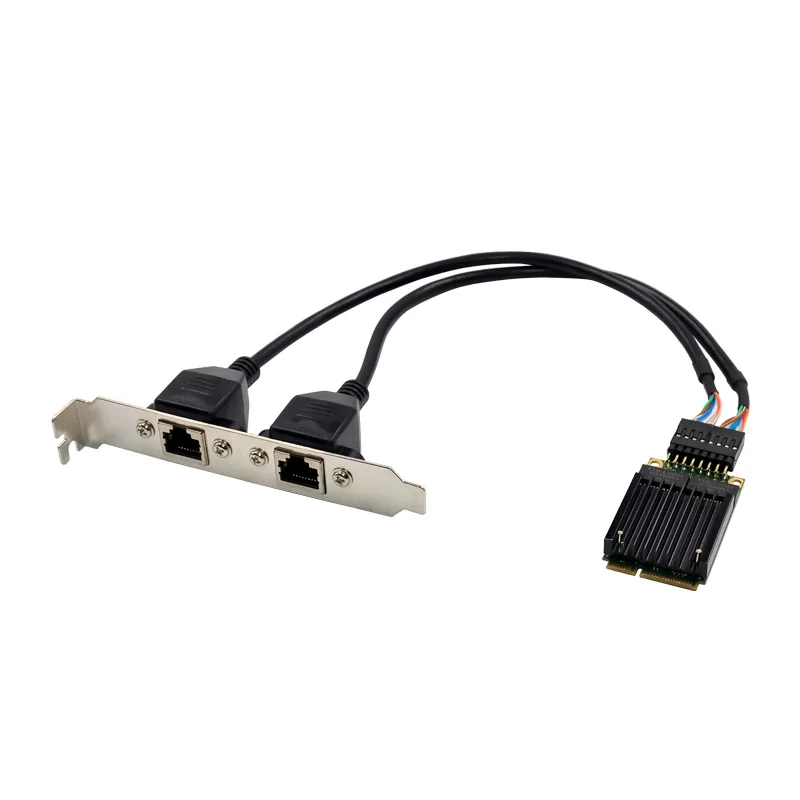 IRD-MPCIE-7247, placa de rede 1gbe rj45, 2 portas — foto 2 de 5