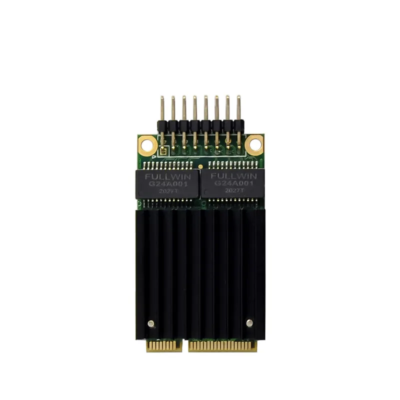 IRD-MPCIE-7247, placa de rede 1gbe rj45, 2 portas — foto 3 de 5