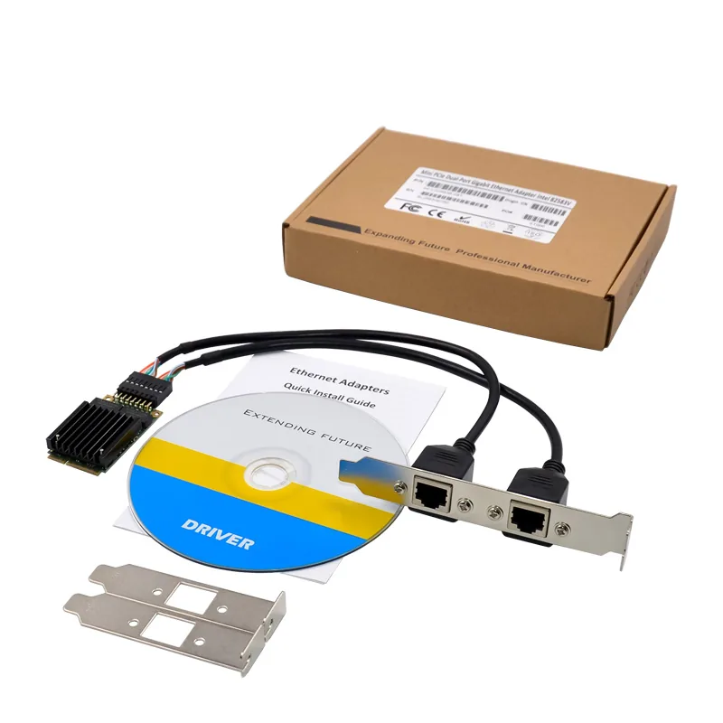 IRD-MPCIE-7247, placa de rede 1gbe rj45, 2 portas — foto 5 de 5