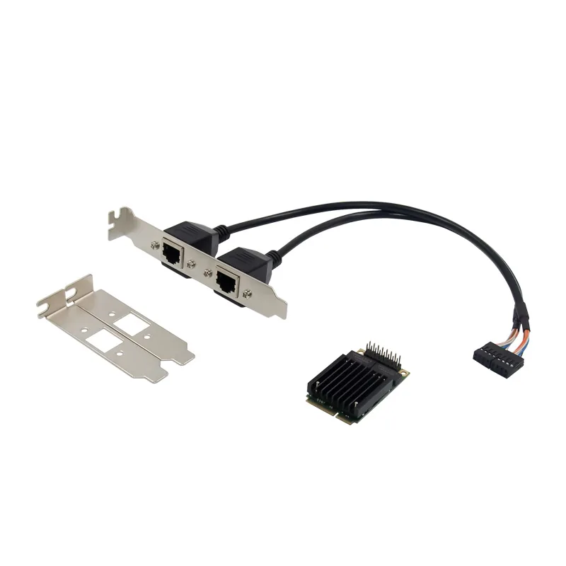 IRD-MPCIE-7251, placa de rede 1gbe rj45, 2 portas