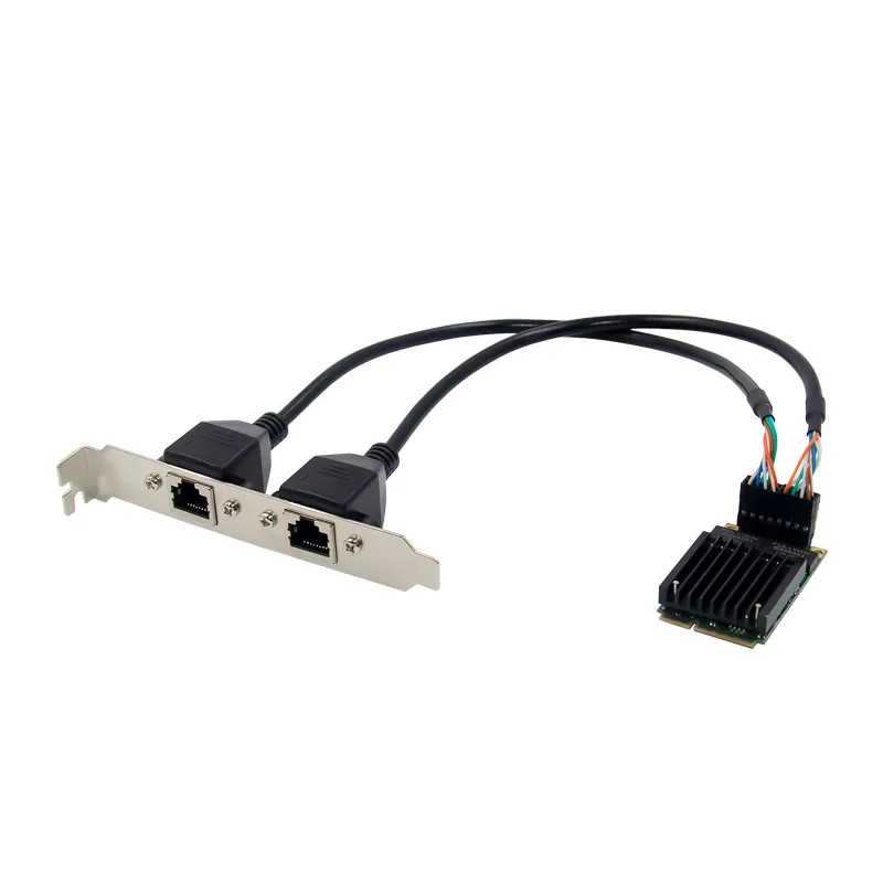 IRD-MPCIE-7251, placa de rede 1gbe rj45, 2 portas — foto 2 de 5