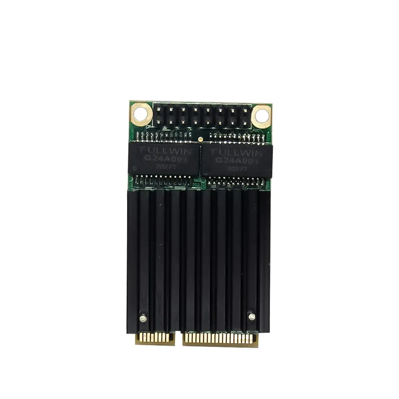 IRD-MPCIE-7251, placa de rede 1gbe rj45, 2 portas — foto 3 de 5