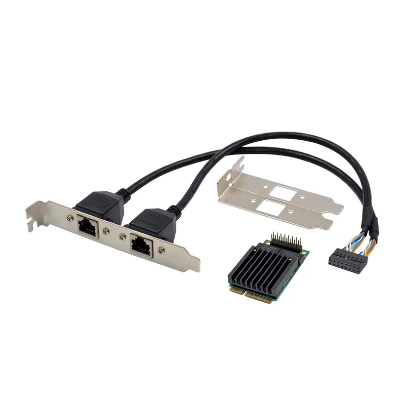 IRD-MPCIE-7302, placa de rede 1gbe rj45, 2 portas