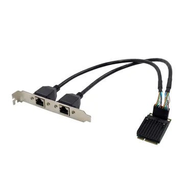 IRD-MPCIE-7303, placa de rede 1gbe rj45, 2 portas