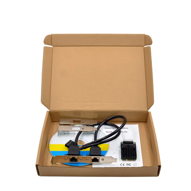IRD-MPCIE-7303, placa de rede 1gbe rj45, 2 portas — foto 5 de 5