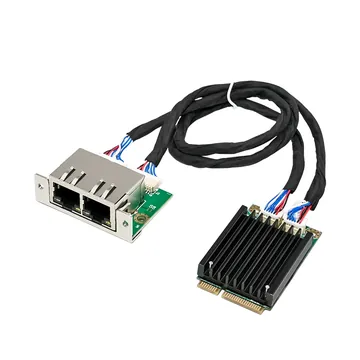 IRD-MPCIE-7360, placa de rede 2,5gbe rj45, 2 portas