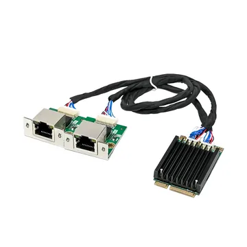 IRD-MPCIE-7361, placa de rede 2,5gbe rj45, 2 portas