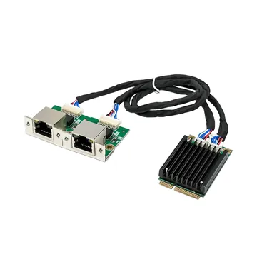 IRD-MPCIE-7363, placa de rede 1gbe rj45, 2 portas