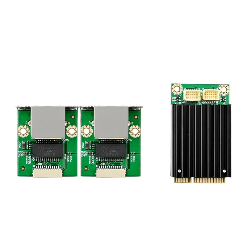 IRD-MPCIE-7363, placa de rede 1gbe rj45, 2 portas — foto 3 de 6
