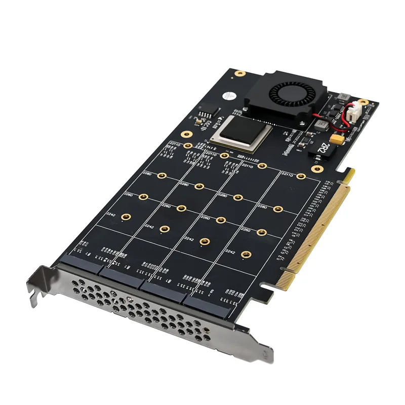 IRD-NVME16E-5110, placa nvme para 4 ssds m.2 22110 — foto 2 de 9