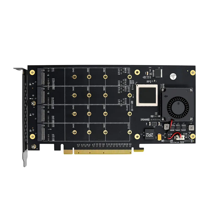 IRD-NVME16E-5110, placa nvme para 4 ssds m.2 22110 — foto 3 de 9