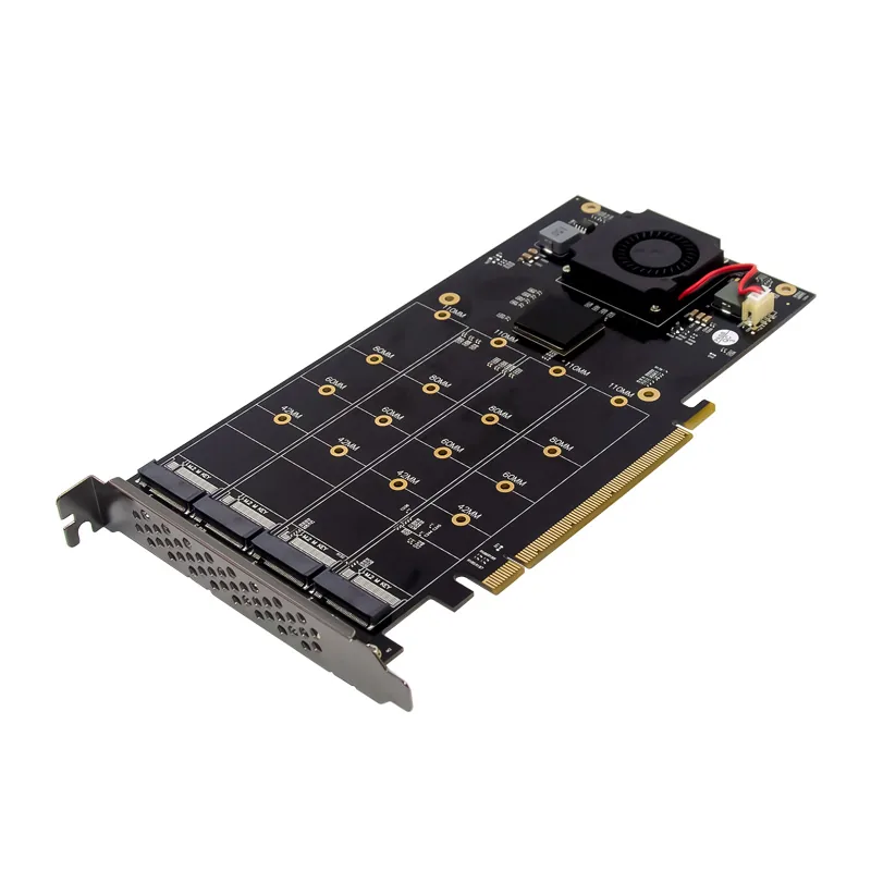 IRD-NVME16E-536, placa nvme para 4 ssds m.2 2280 — foto 2 de 8