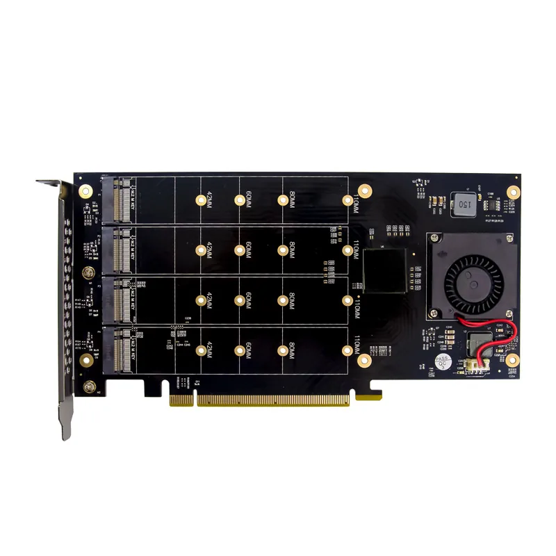 IRD-NVME16E-536, placa nvme para 4 ssds m.2 2280 — foto 3 de 8