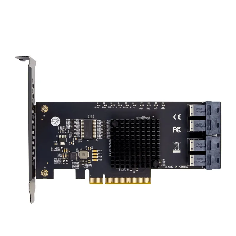 IRD-NVME16E-537, placa nvme u.2 sff-8643, 4 portas — foto 2 de 6