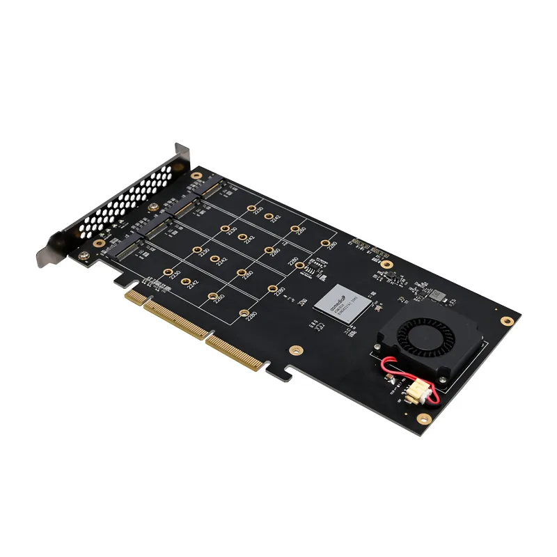 IRD-NVME8E-5106, placa nvme para 4 ssds m.2 2280 — foto 6 de 9