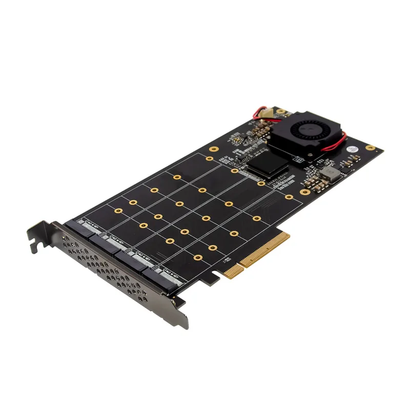 IRD-NVME8E-535, placa nvme para 4 ssds m.2 22110 — foto 2 de 8