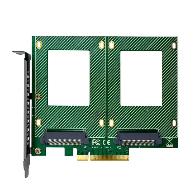 IRD-NVME8E-572, placa nvme u.2 sff-8639, 2 portas — foto 2 de 7