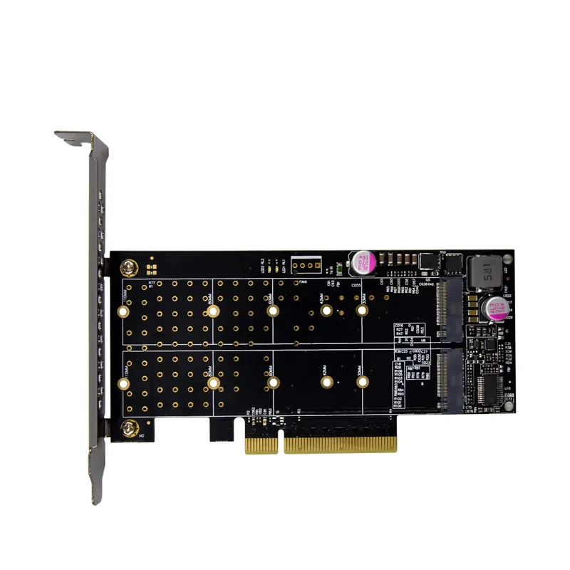 IRD-NVME8E-573, placa nvme para 2 ssds m.2 22110 — foto 2 de 7