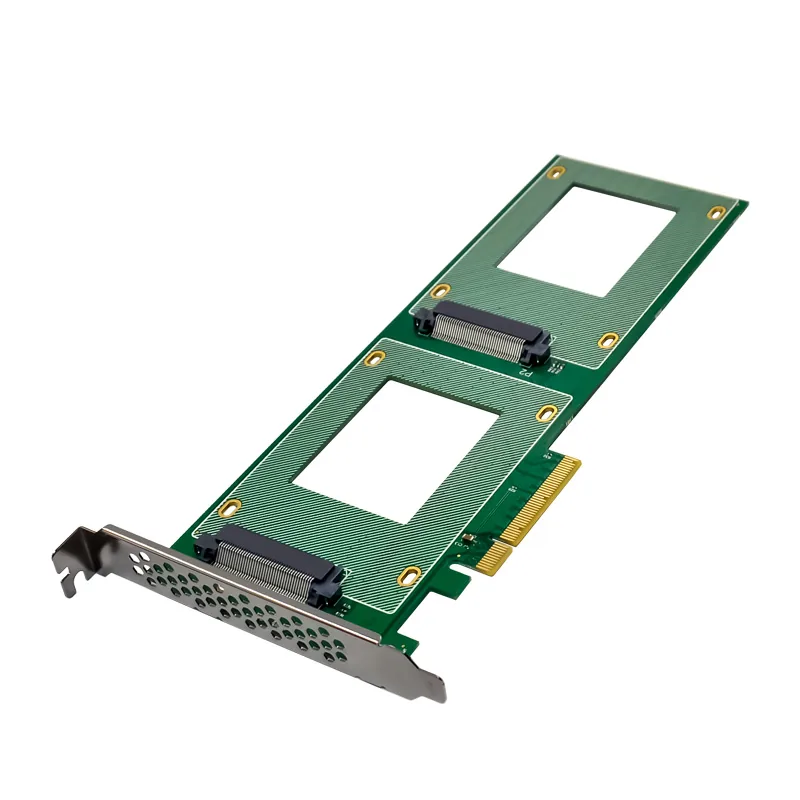 IRD-NVME8E-584, placa nvme u.2 sff-8639, 2 portas