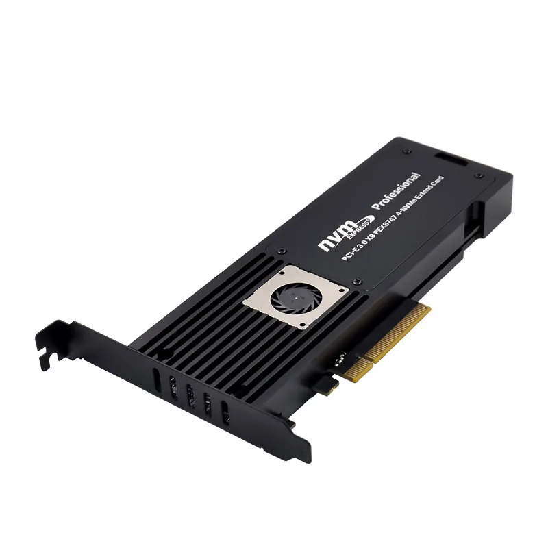 IRD-NVME8E-598, placa nvme para 4 ssds m.2 2280