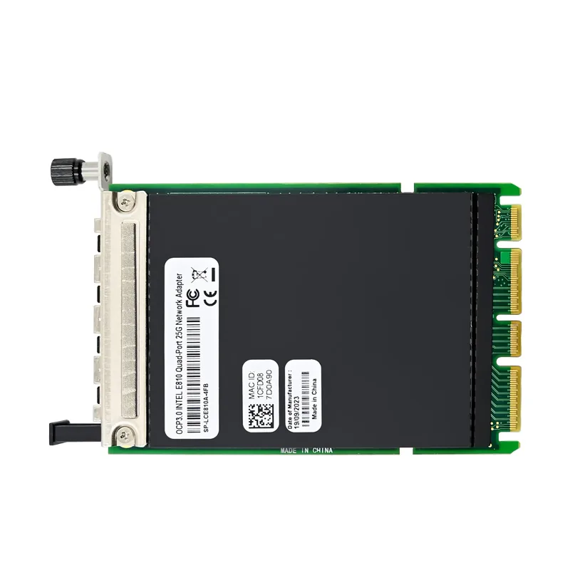 IRD-OCP3E-7394, placa de rede 25gbe sfp28, 4 portas — foto 3 de 7
