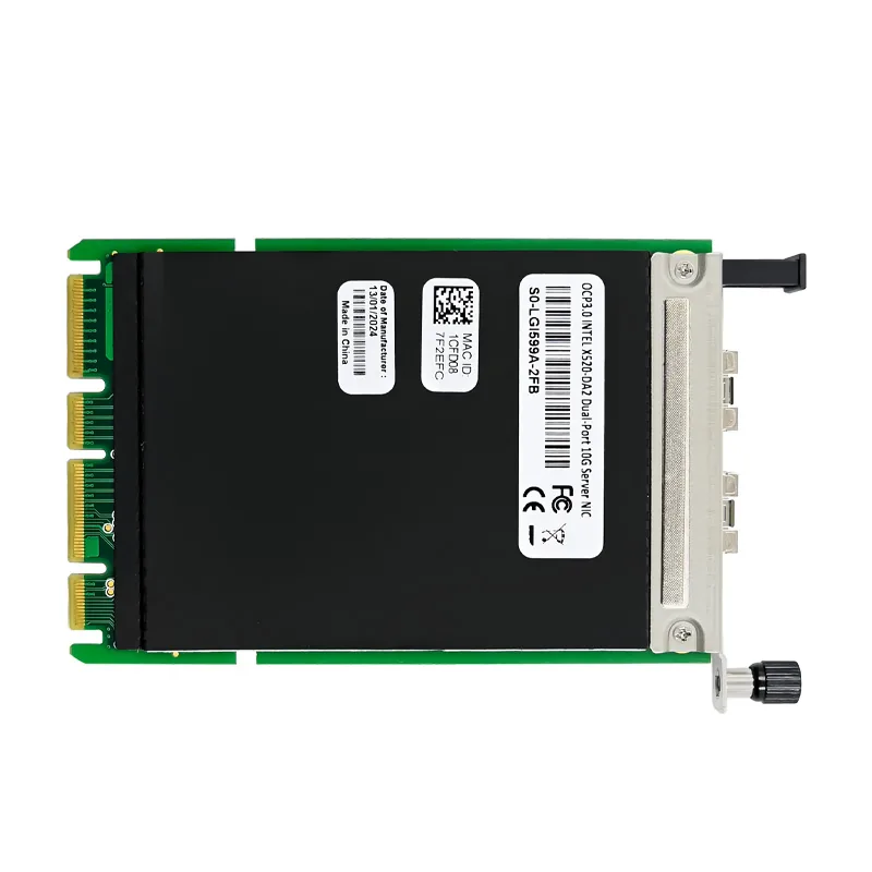 IRD-OCP3E-7395, placa de rede 10gbe sfp+, 2 portas — foto 3 de 7