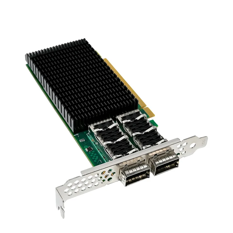 IRD-PCI16E-7338, placa de rede 100gbe qsfp28, 2 portas — foto 2 de 5