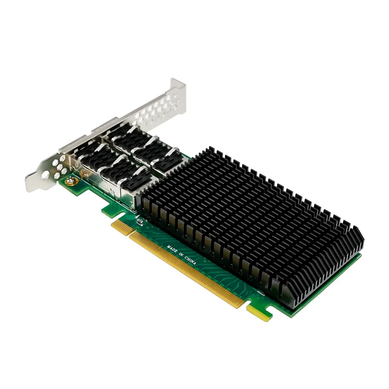 IRD-PCI16E-7338, placa de rede 100gbe qsfp28, 2 portas — foto 3 de 5