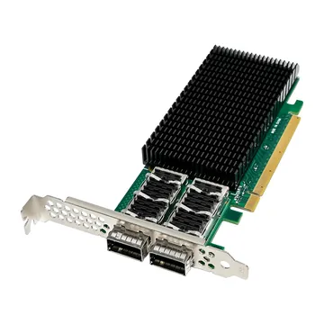 IRD-PCI16E-7339, placa de rede 100gbe qsfp28, 2 portas