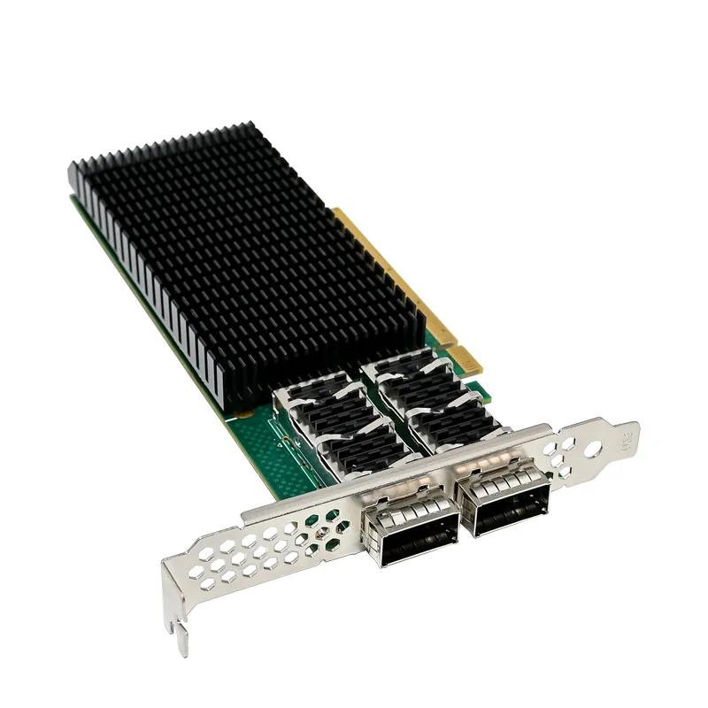 IRD-PCI16E-7339, placa de rede 100gbe qsfp28, 2 portas — foto 3 de 7