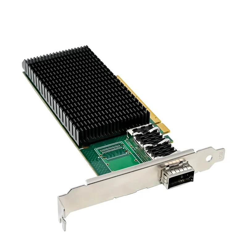 IRD-PCI16E-7340, placa de rede 100gbe qsfp28, 1 porta — foto 3 de 7