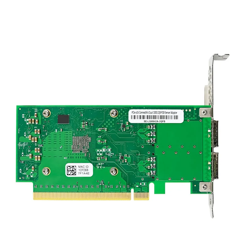 IRD-PCI16E-7437, placa de rede 100gbe qsfp56, 2 portas — foto 4 de 8