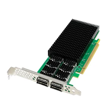 IRD-PCI16E-7438, placa de rede 200gbe qsfp56, 2 portas