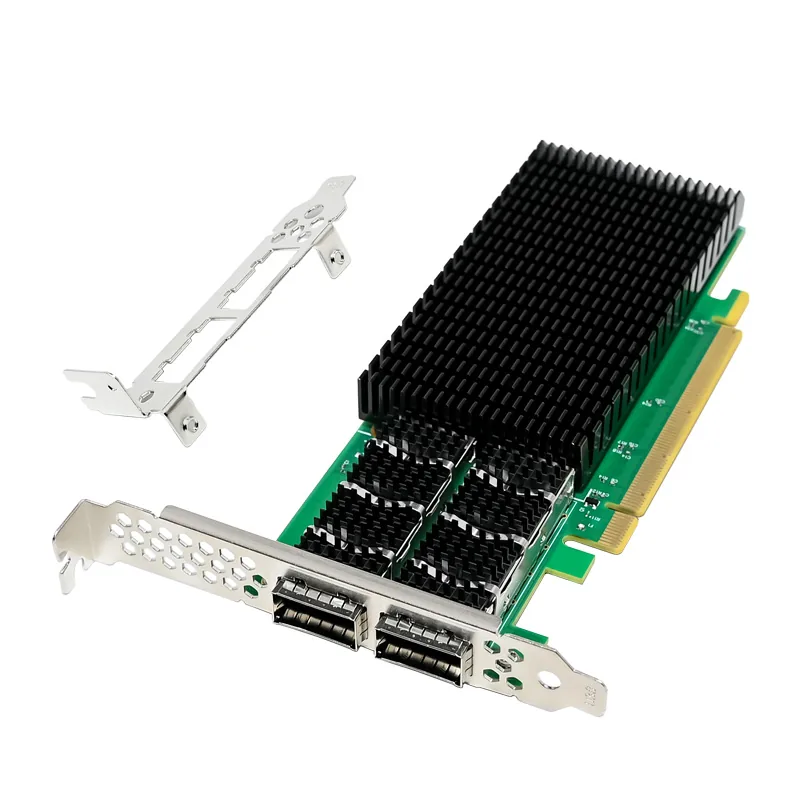 IRD-PCI16E-7438, placa de rede 200gbe qsfp56, 2 portas — foto 2 de 8