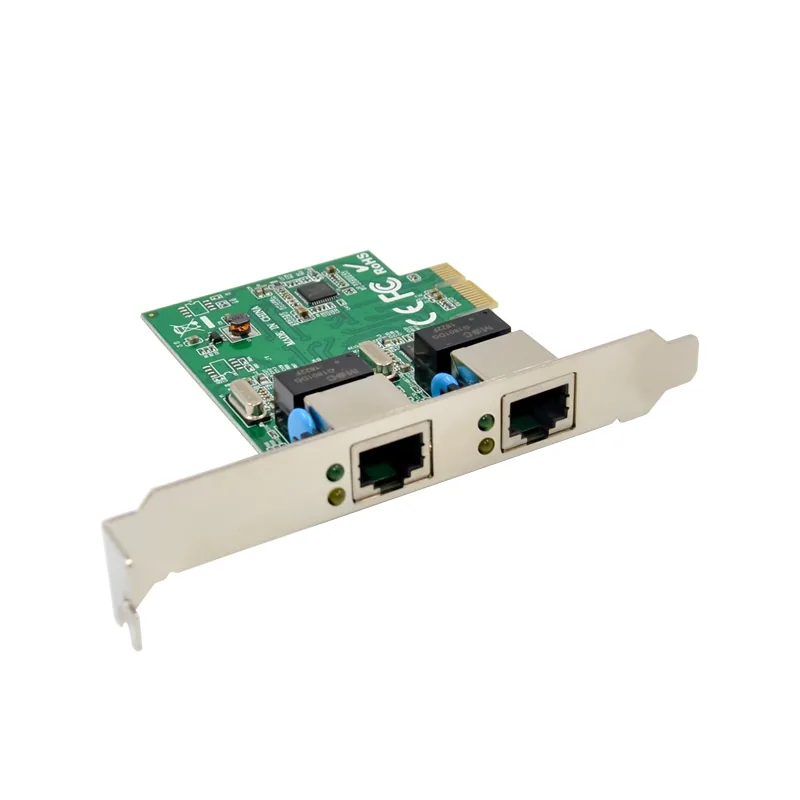 IRD-PCI1E-707, placa de rede 1gbe rj45, 2 portas — foto 3 de 6