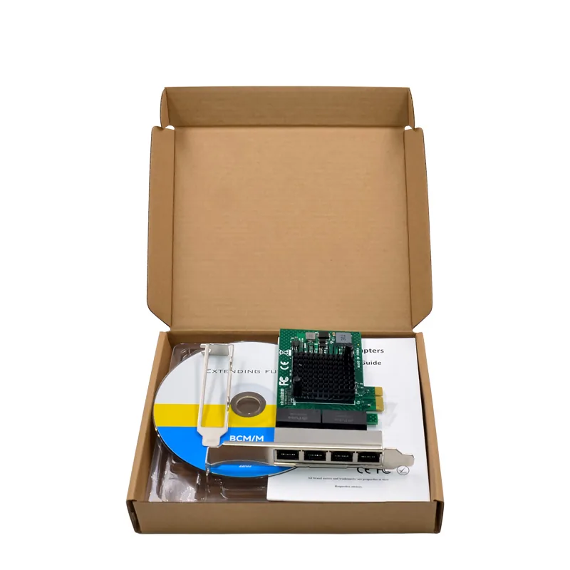 IRD-PCI1E-7209, placa de rede 1gbe rj45, 4 portas — foto 7 de 7