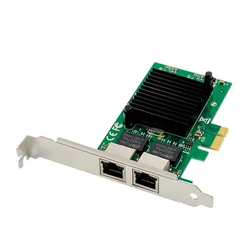 IRD-PCI1E-7239, placa de rede 1gbe rj45, 2 portas