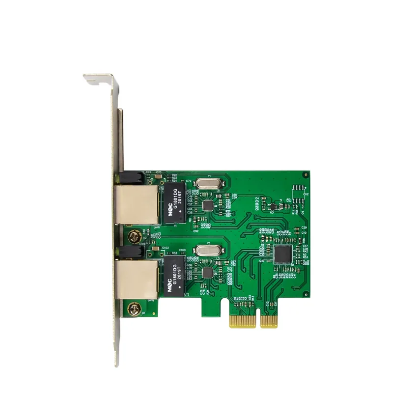 IRD-PCI1E-7244, placa de rede 1gbe rj45, 2 portas — foto 2 de 8