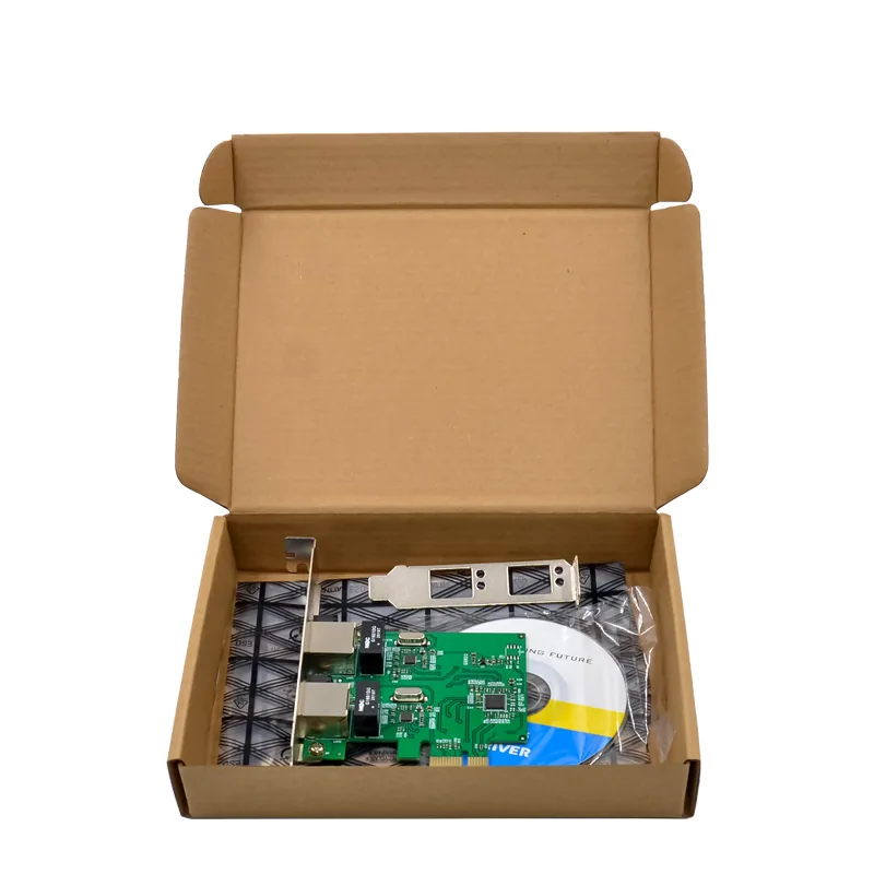 IRD-PCI1E-7244, placa de rede 1gbe rj45, 2 portas — foto 8 de 8