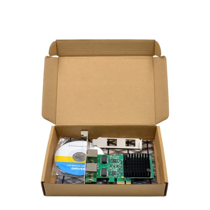 IRD-PCI1E-7275, placa de rede 2,5gbe rj45, 2 portas — foto 8 de 8