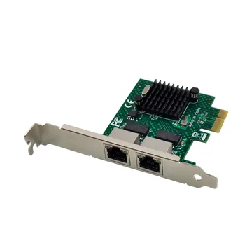 IRD-PCI1E-7284, placa de rede 1gbe rj45, 2 portas