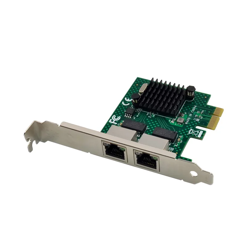 IRD-PCI1E-7284, placa de rede 1gbe rj45, 2 portas