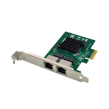 IRD-PCI1E-7287, placa de rede 1gbe rj45, 2 portas
