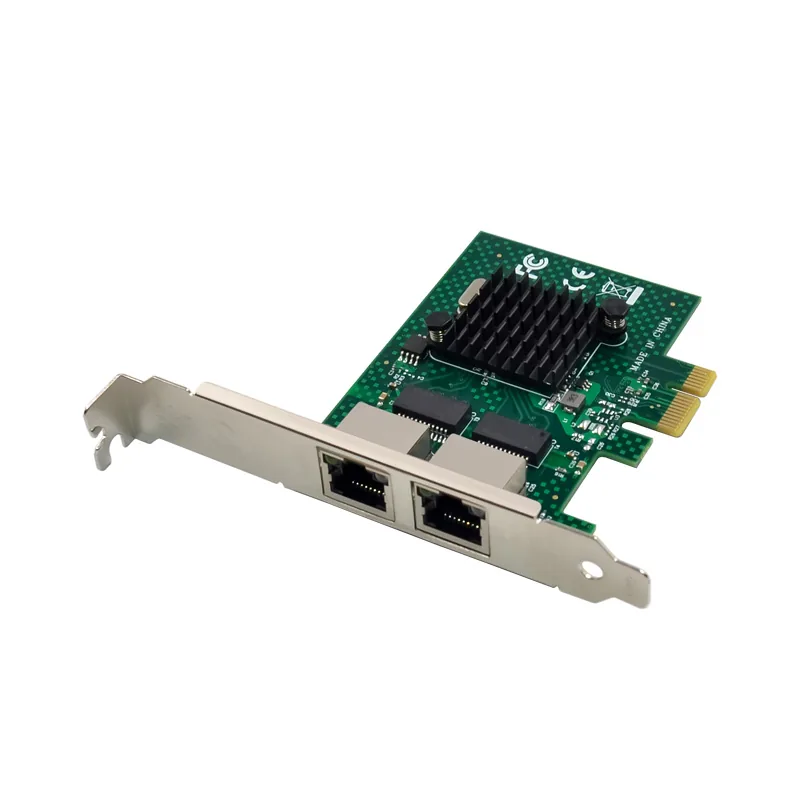 IRD-PCI1E-7287, placa de rede 1gbe rj45, 2 portas